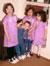 Girls in matching dresses.