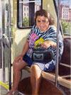 Cool Beth, painting by John Dusko.