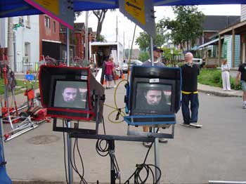 A view of the set in Ontario, Canada