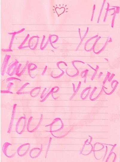 A letter from Beth.